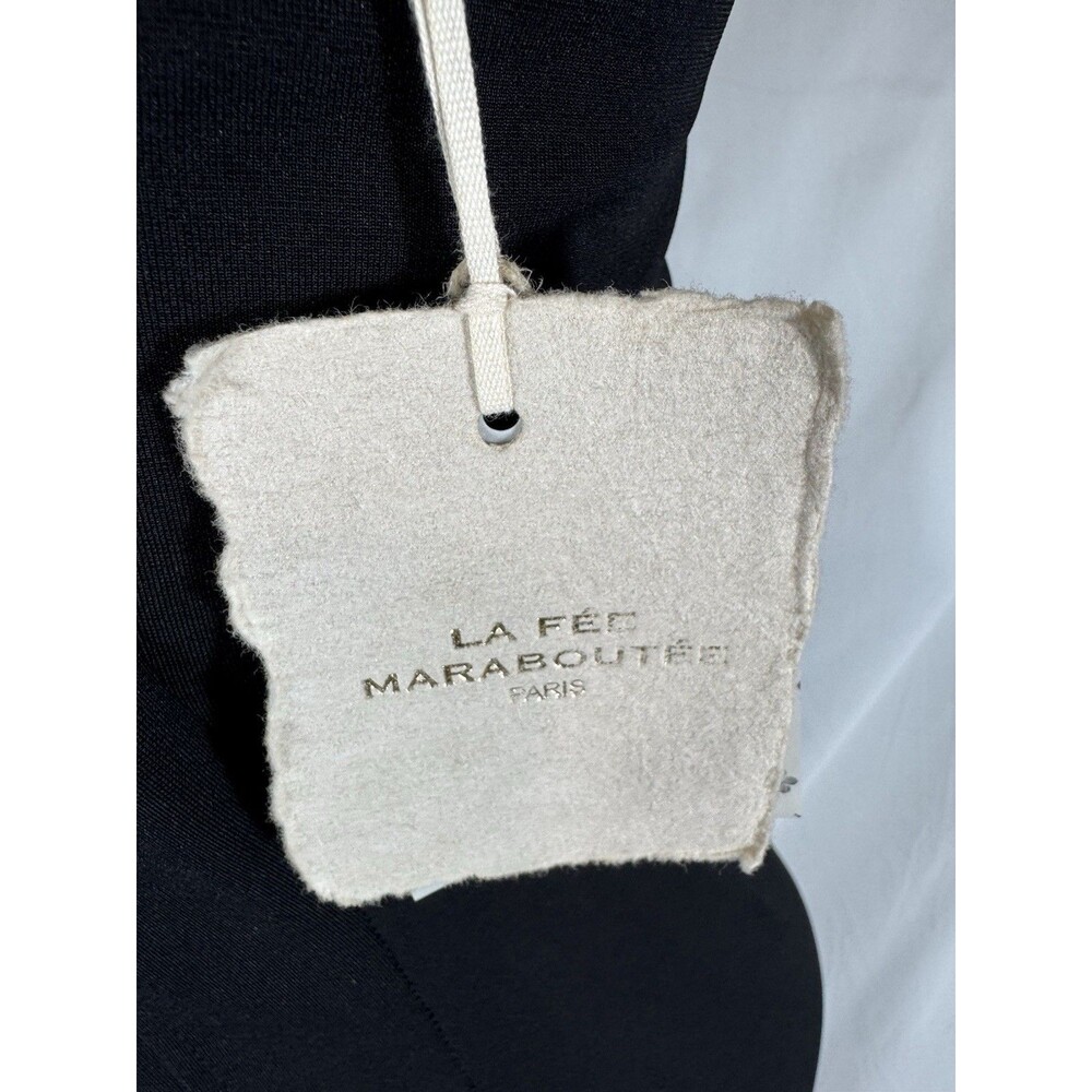 NWT Italian Designer La Fee Maraboutee Women's Black Cocktail Party Dress Size 0 - Picture 5 of 9